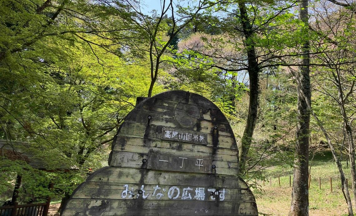 一丁平に到着（筆者撮影）