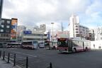北口のバス乗り場