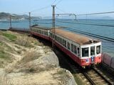 かつての京急の名車、230形は四国の高松琴平電気鉄道（琴電）に譲渡されて志度線で活躍した（撮影：南正時）