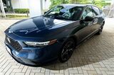 ホンダ量販モデル初のハンズオフ機能を搭載した「アコード e:HEV Honda SENSING 360＋」（写真：三木 宏章）