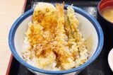 朝天丼のアップ