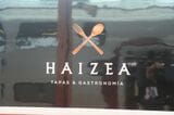 ケータリングサービス「HAIZEA」のロゴ（撮影：橋爪智之）