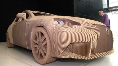 Lexus Builds Origami-inspired Cardboard Car