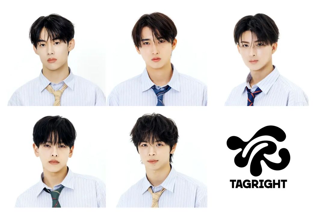 TAGRIGHT候補生：左上から、カイリ、ジェイ、シオン、セイマ、ダイゴ（画像：株式会社ホリプロ プレスリリースより）