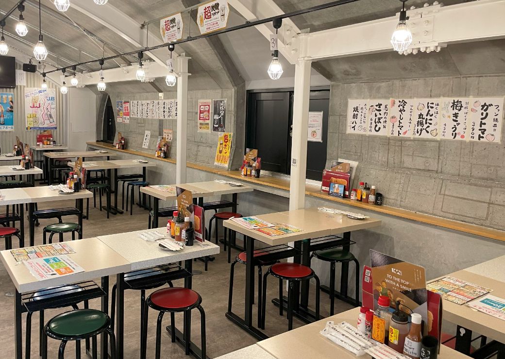 清潔感ある店内