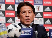 西野監督､W杯日本代表メンバー23人を発表 本田､香川､岡崎らを選出