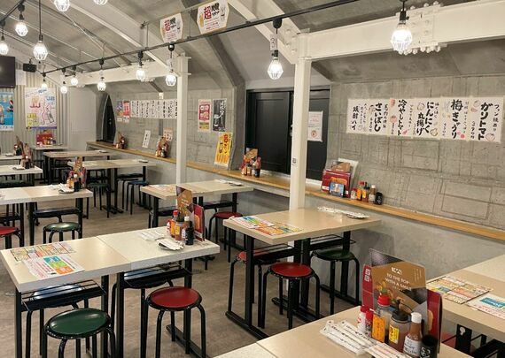 清潔感ある店内