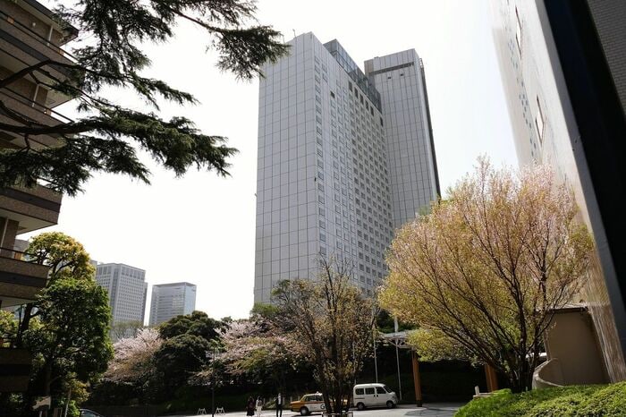 北側のさくら坂から見たシナガワグース