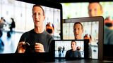 メタバース上で開かれたメタのイベントで新製品の発表を行う、マーク・ザッカーバーグCEO（写真：Michael Nagle／Bloomberg）