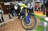 Vストローム800DEの展示車両（筆者撮影）