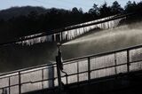 関ケ原付近の新幹線融雪装置（撮影：南正時）
