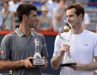 アンディ･マリー､ジョコビッチを下し優勝 ロジャーズ杯決勝は6-4､4-6､6-3