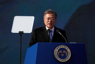 韓国大統領､米朝韓首脳会談の可能性に言及