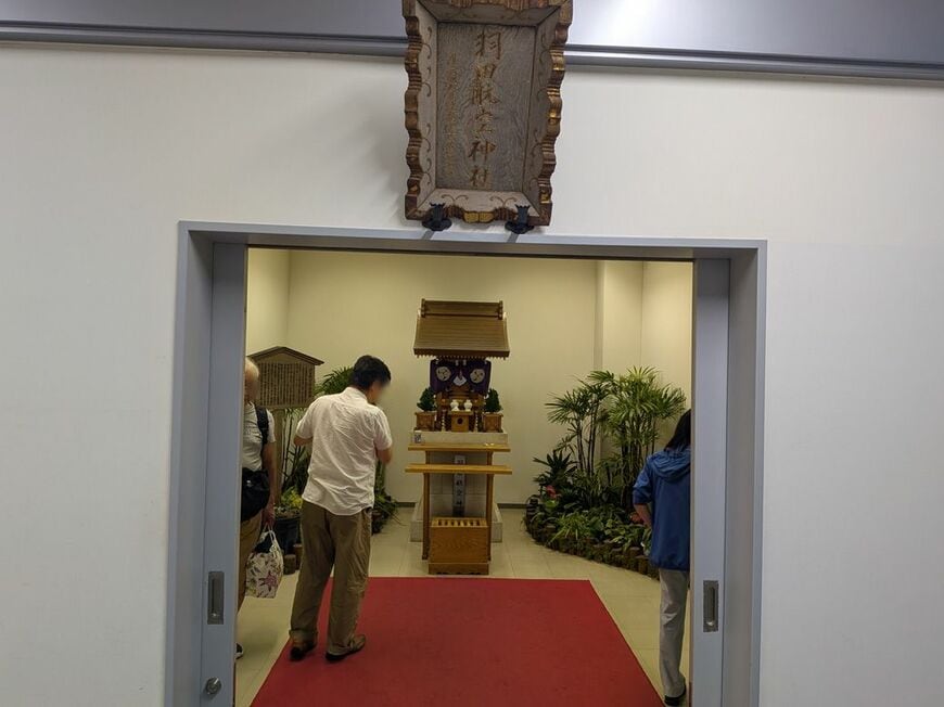第1ターミナルに「神社」があることは、意外と知られていないのでは？（筆者撮影）