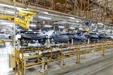 エクスフォースHEVなどの生産を行う、三菱のレムチャバン工場（筆者撮影）