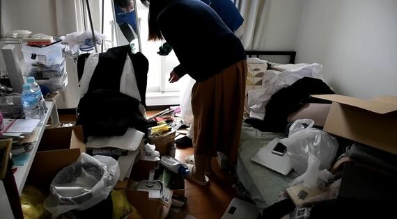 留学生のゴミ屋敷