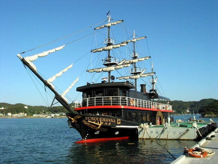 下田港の遊覧船「サスケハナ」