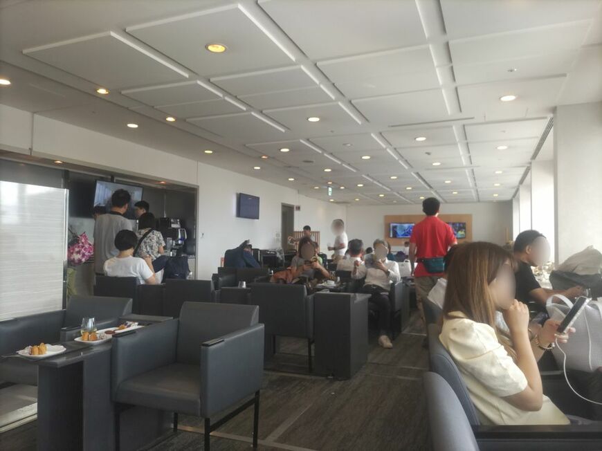 関空内にあるANAラウンジ（筆者撮影）