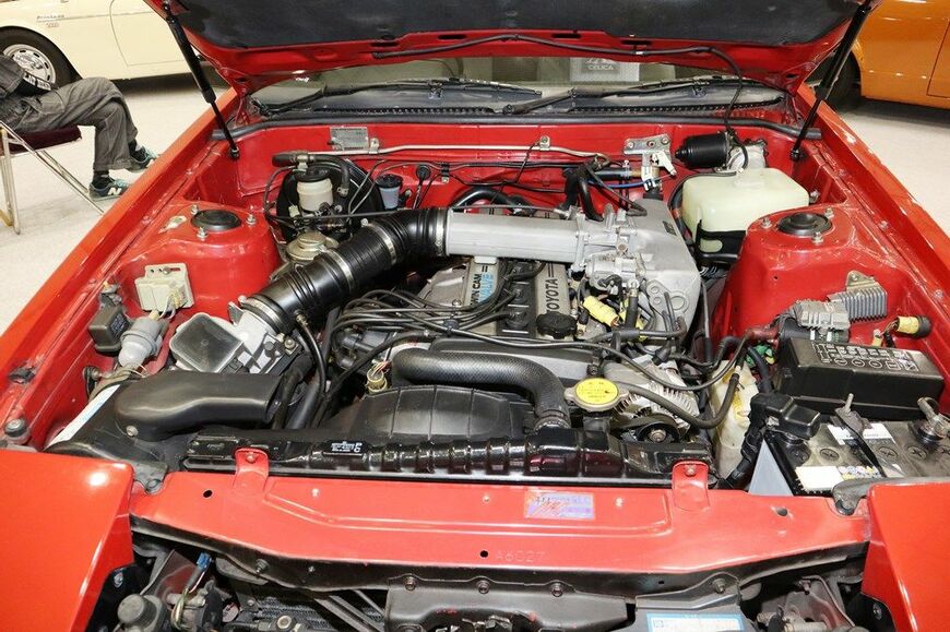 オートモビルカウンシル2023に展示されていたセリカXXのディテール（筆者撮影）