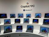 MicrosoftのAI PCブランド「Copilot＋PC」は7機種から71機種に増加した（筆者撮影）