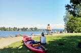 シアトルの地元の住民は「マイカヤック」で湖畔に集合！（写真：筆者提供）