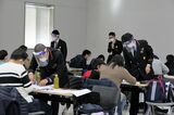 東武のダイヤ作成教室（記者撮影）