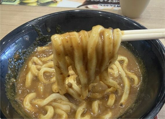 カレーぶっかけうどん