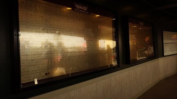 年間シートホルダーのネームプレート