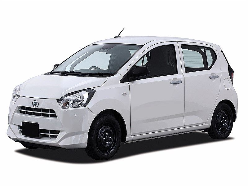 東京オートサロン2026に出展されたダイハツ「ミラ イース tuned by D-SPORT Racing」（ダイハツ工業）
