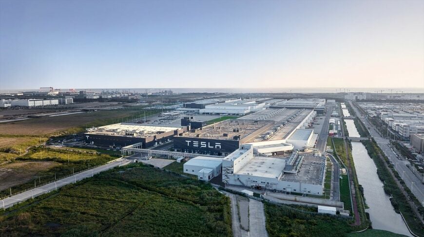 上海にあるテスラのギガファクトリー（写真：Tesla）