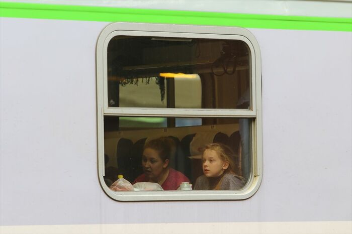 避難民の多くは女性と子供たちだ
