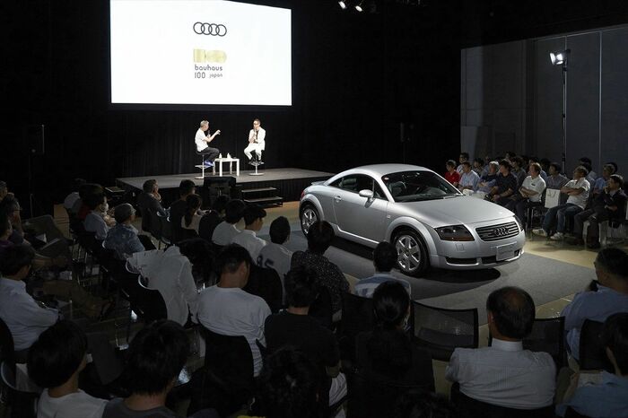 初代「TTクーペ」日本導入20周年イベントにて（写真：アウディ）