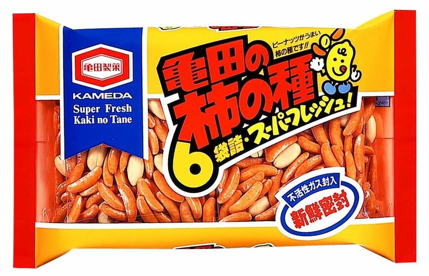 ビールのおつまみでお馴染みの「亀田の柿の種」（写真：亀田製菓）
