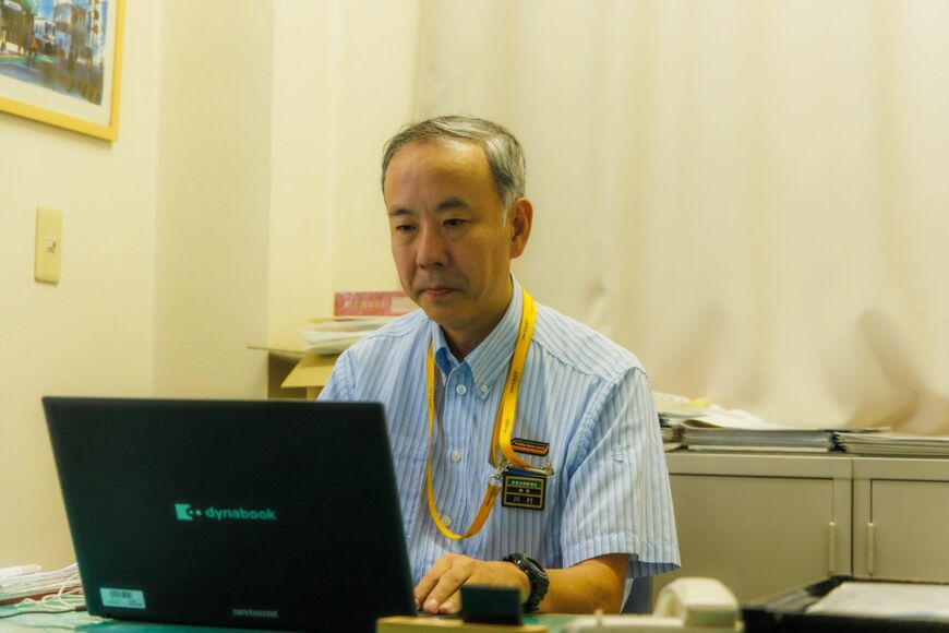 東武東上線 上板橋駅　川村博昭駅長