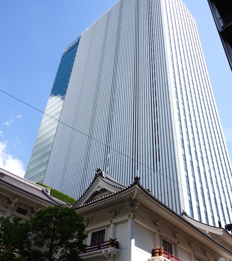 MDIが入居する東京・銀座の歌舞伎座タワー（編集部撮影）
