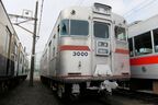 保存されているトップナンバー3000号車。