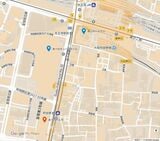 各駅と「あべのベルタ」「あべのキューズモール」「あべのハルカス」の位置関係（Googleマイマップにて作成）