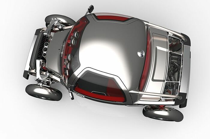 全長3400ミリとコンパクトな「KIKAI」