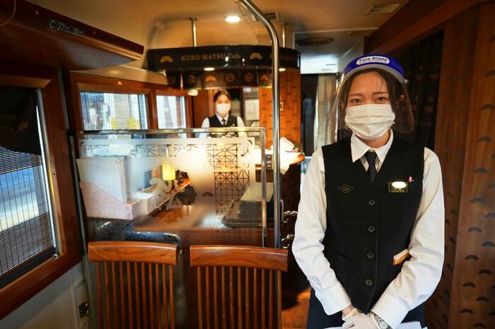 丹後くろまつ号のアテンダント