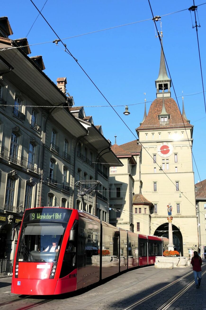 首都ベルンのトラム（筆者撮影）