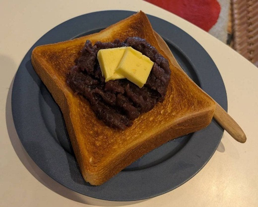 あんバタートースト