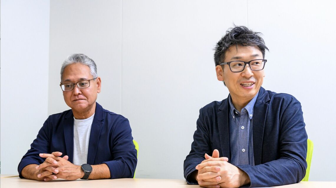 学習受験社ガゼットの金城本部長と吉田社長