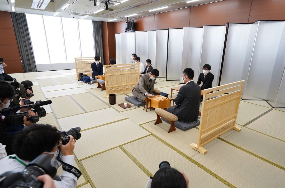 トヨタ自動車の会議室に真新しい畳が張られた名古屋将棋対局場（写真：筆者撮影）