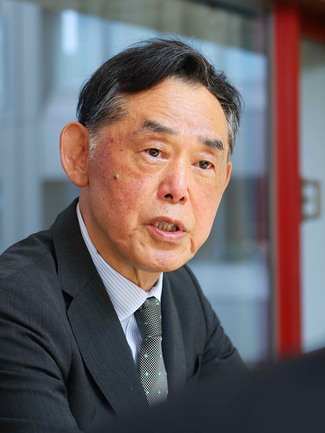 吉田成之・共同通信ロシア・東欧ファイル編集長（撮影：今井康一）