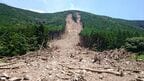 立野―赤水間の斜面崩壊