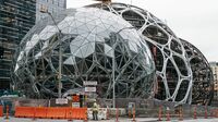 奇妙なアマゾン新社屋､なぜこうなった？ シアトル中心街に現れた未来の温室