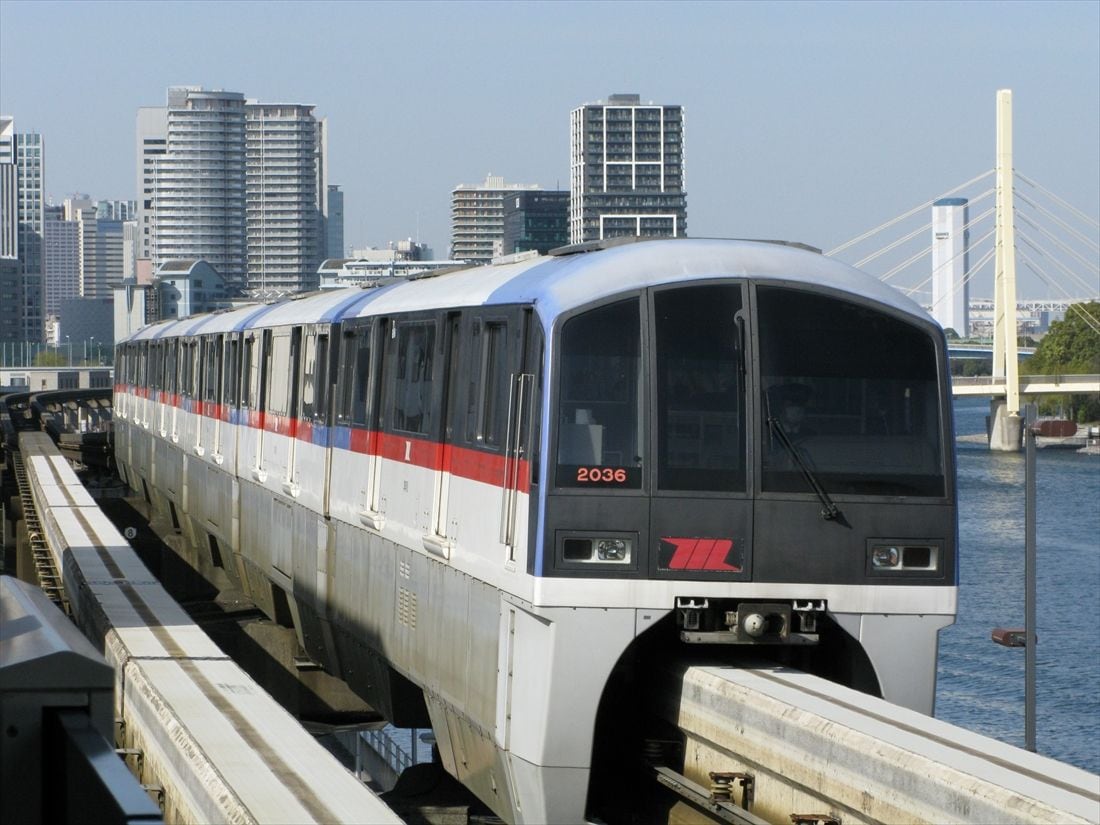 東京モノレールは景色のよさは抜群だ（撮影：南正時）