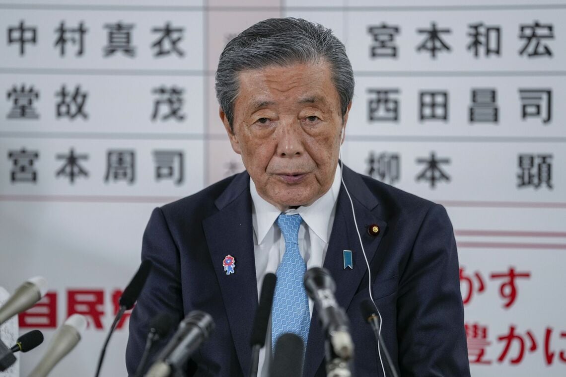 自民党の森山裕幹事長Source: Bloomberg
