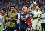 試合後の日本の選手たち 