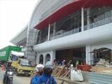 2023年8月下旬のパダララン駅の工事状況（筆者撮影）